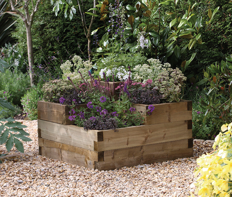 Image for Forest Caledonian Tiered Raised Bed - 90cm x 56cm