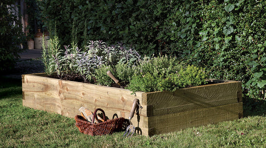 Image for Forest Caledonian Rectangular Raised Bed - 180cm x 28cm