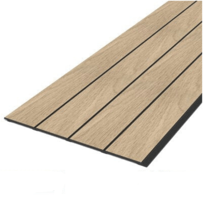 SlashPro Wide Slat Trim in Natural Oak, 2400mm x 72.6mm x 7mm, left-hand orientation by The Wood Wall Panel Company