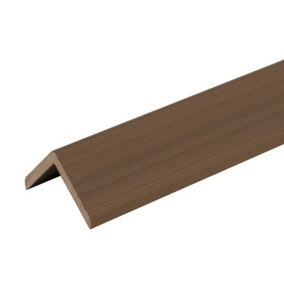 ShadowClad slatted corner trim in Golden Oak, 3000mm x 50mm x 9mm, for exterior composite cladding.