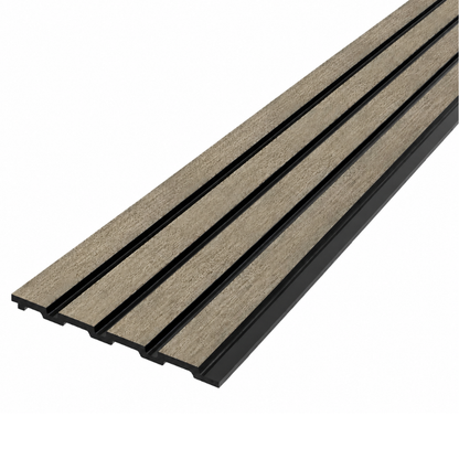 SplashPro Narrow Slat Wall Panel 2400mm x 200mm x 12mm - All Colours