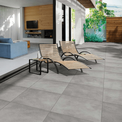 Ambleside Outdoor Porcelain Paving Tile - 600mm x 600mm - Grey - Spectrum