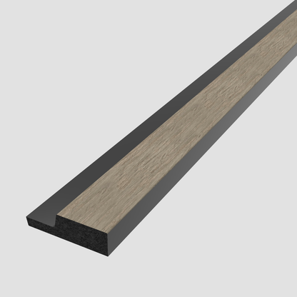 SplashPro Narrow Slat Wall Panel 2400mm x 200mm x 12mm - All Colours
