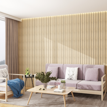 SplashPro Wide Slat Wall Panel 2400mm x 315mm x 7mm - All Colours