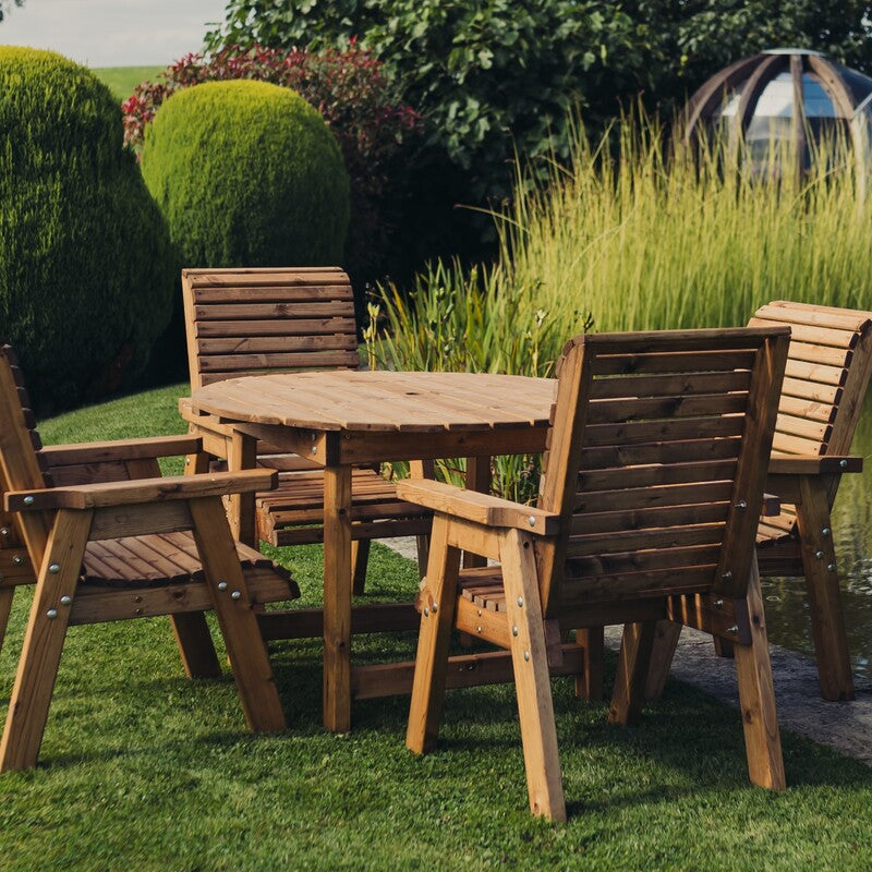 Churnet Valley 4 Seater Round (4 Chairs)