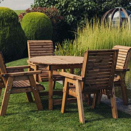 Churnet Valley 4 Seater Round (4 Chairs)