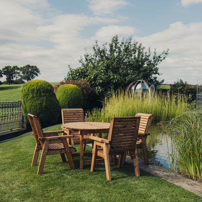 Churnet Valley 4 Seater Round (4 Chairs)