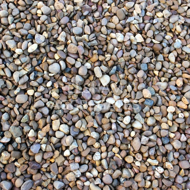 Angular And Rounded Rocks 20mm Trent Valley Gravel - Natural Rounded Angular Stones 20kg ...