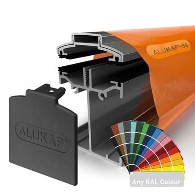 Alukap-SS Low Profile Aluminium Glazing Bar System - 3m Span