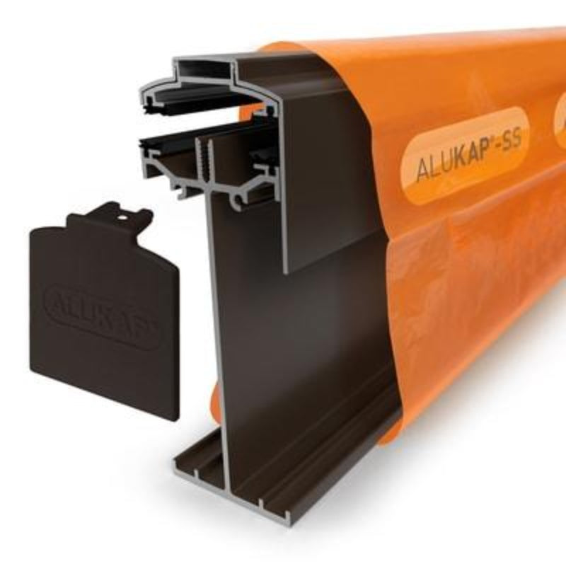 Alukap-SS High Span Aluminium Gable Bar - Powder Coated Full Range