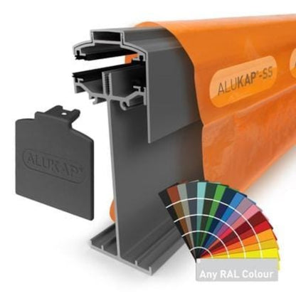 Alukap-SS High Span Aluminium Gable Bar - Powder Coated Full Range