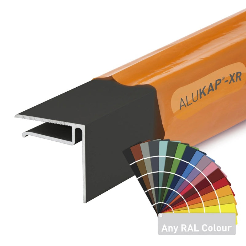 Alukap-XR Aluminium End Stop Bar 6.4mm x 4.8m - All Colours