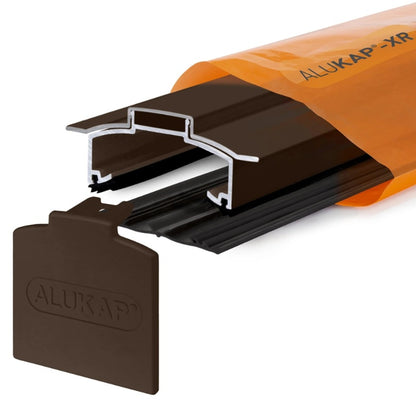 Alukap-XR Aluminium Hip Bar - Premium Roof Glazing with Rafter Gasket