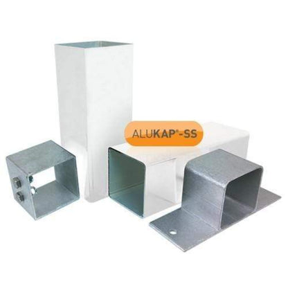 Alukap-SS Complete post & bracket kit 3000mm - All Colours