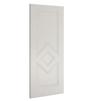 Deanta Ascot Internal Fire Door White Primed - 78in x 30in (1981 x 762mm)