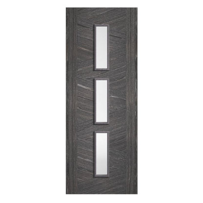 LPD Zeus Ash Grey Glazed Internal Door-78in x 33in x 35mm (1981 x 838mm)