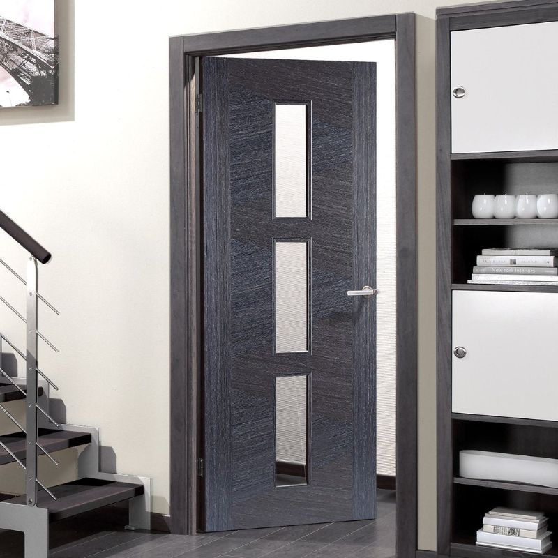 LPD Zeus Ash Grey Glazed Internal Door-78in x 33in x 35mm (1981 x 838mm)