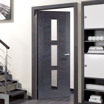 LPD Zeus Ash Grey Glazed Internal Door-78in x 33in x 35mm (1981 x 838mm)