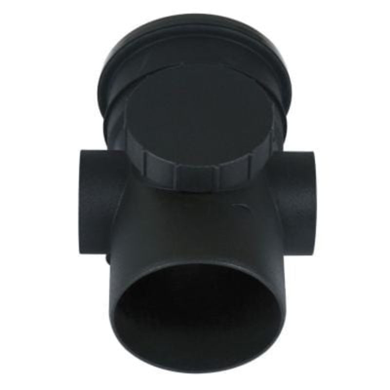 Brett Martin Cascadeade Push Fit Soil 110mm Access Pipe (Cast Iron Effect)