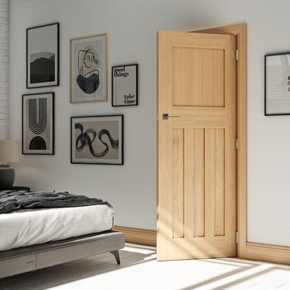 Image for Deanta Cambridge Interior Oak Door 1981 x 838 x 35mm