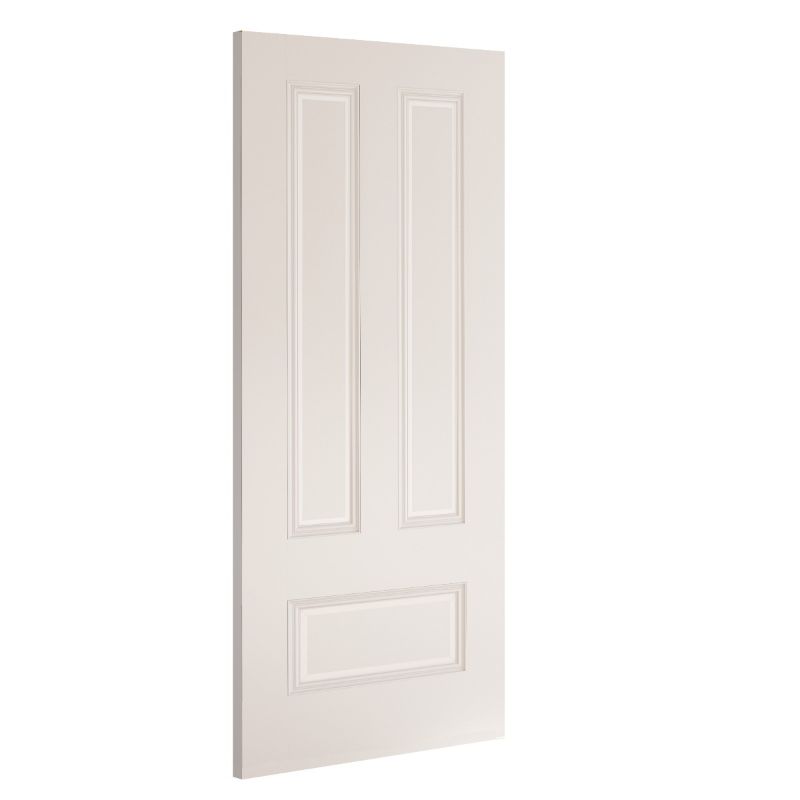 Deanta Canterbury Internal Fire Door White Primed - 78in x 30in (1981 x 762mm)