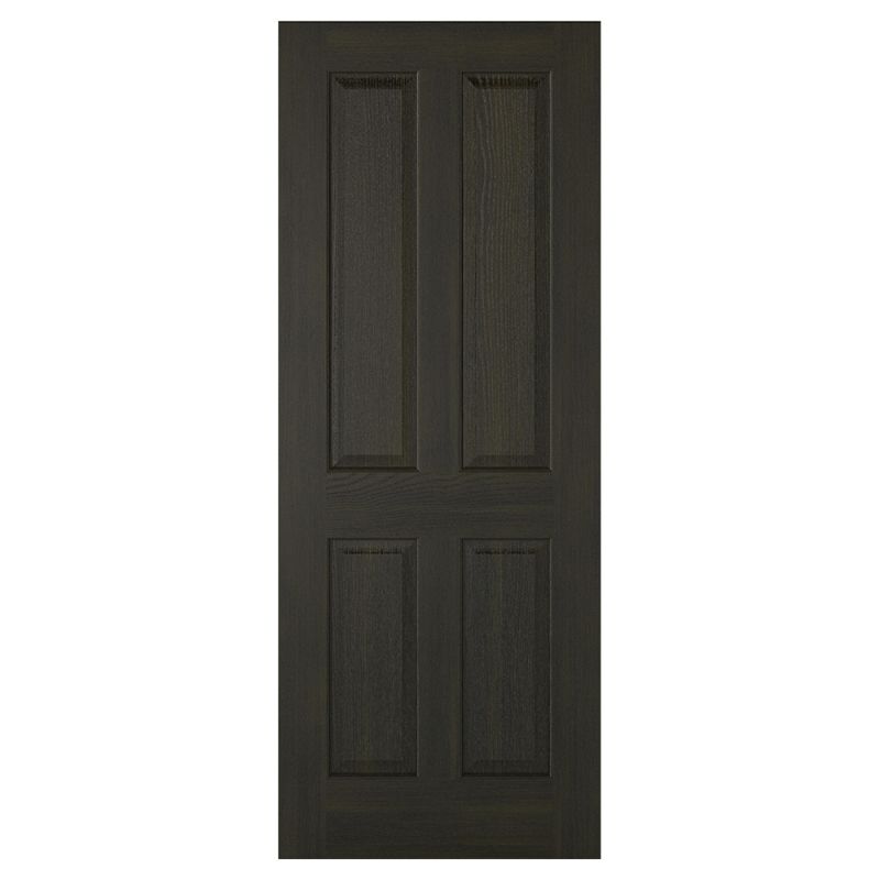 LPD Regency 4P Smoked Oak Pre-Finished Internal Door - 78in x 30in x 35mm (1981 x 762mm)

