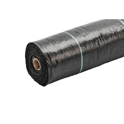 Cladco Heavy Duty Weed Control Mat 2m x 20m (40m2 Roll) - Black 100GSM