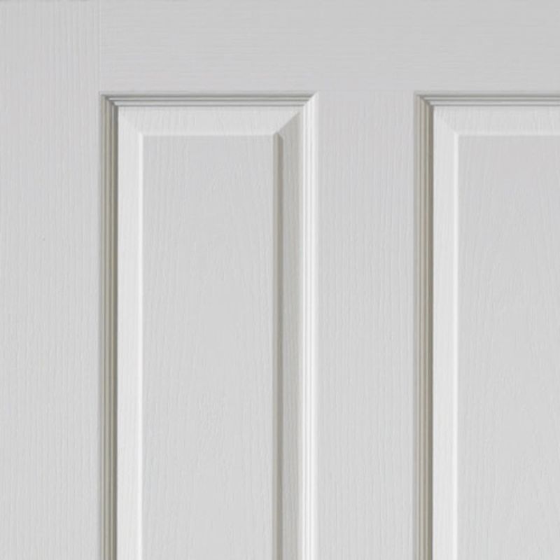 JB Kind White Smooth 4 Moulded Panel Canterbury Internal Fire Door 1981 X 762 X 44mm