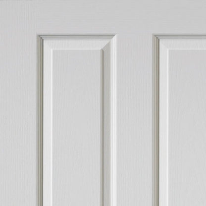 JB Kind White Textured 4 Moulded Panel Canterbury Internal Fire Door 2032 X 813 X 44mm