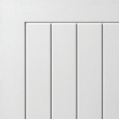 JB Kind White Primed Moulded Panel Cottage 5 Internal Fire Door 1981 X 838 X 44mm