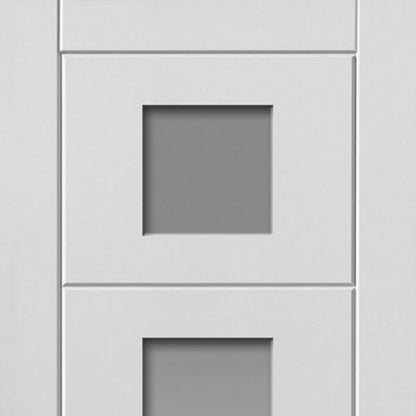 JB Kind White Primed Moulded Panel Quattro Glazed 1981 X 762 X 35mm