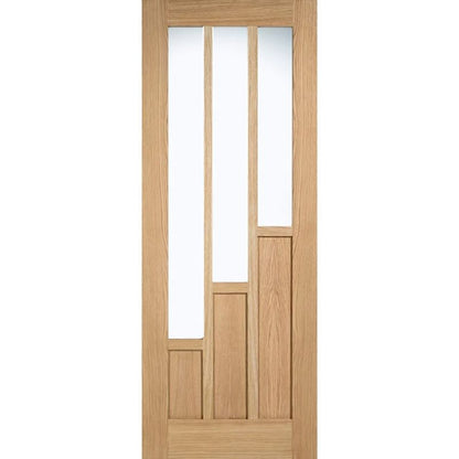 LPD Coventry Oak Glazed Internal Door-80in x 32in x 35mm (2032 x 813mm)