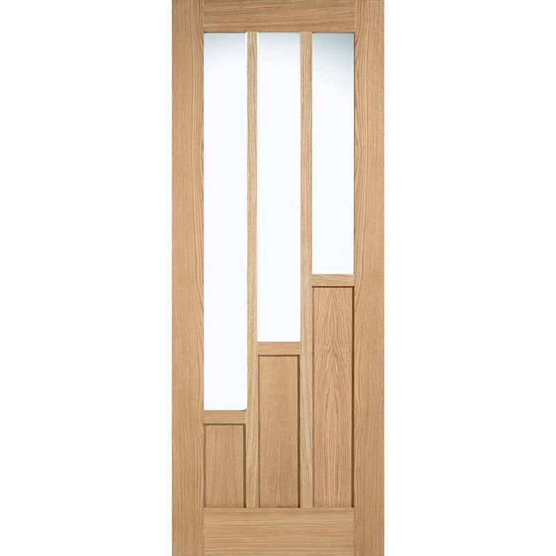 LPD Coventry Oak Glazed Internal Door-80.3in x 32.5in x 40mm (2040 x 826mm)