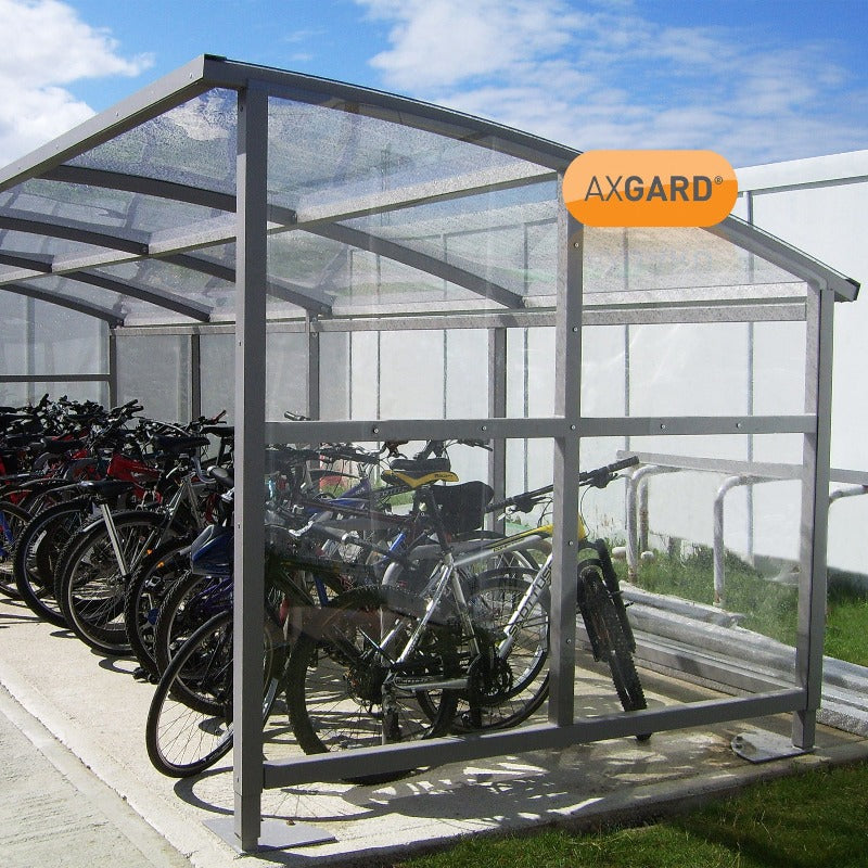Axgard Black UV Protected Polycarbonate Glazing - W 1000 x L 500mm x D 3mm