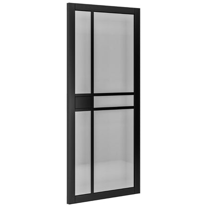 Deanta Dalston Prefinished Black Tinted Glazed Internal Door 2040 x 726 x 40mm
