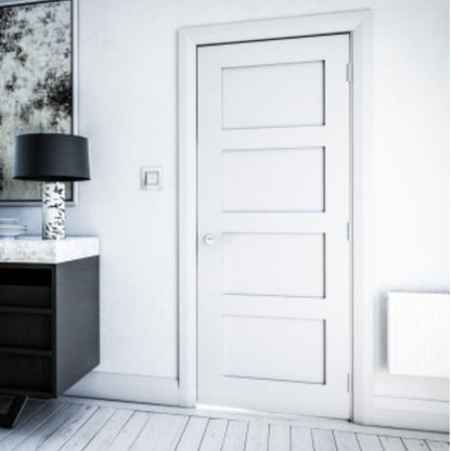 Deanta Coventry Interior White Primed Shaker Door 2040 x 926 x 40mm
