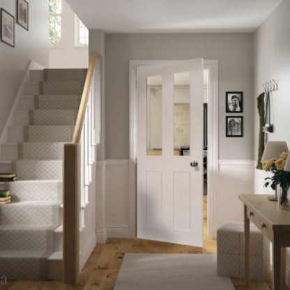 Deanta Eton Glazed Interior White Primed Door 2040 x 826 x 40mm