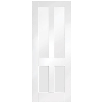 Image for XL Joinery Malton Shaker Internal White Primed Door with Clear Glass 1981 x 838 x 35mm (33")
