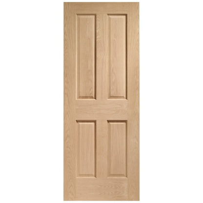Image for XL Joinery Victorian 4 Panel Internal Oak Fire Door 2032 x 813 x 44mm (32")
