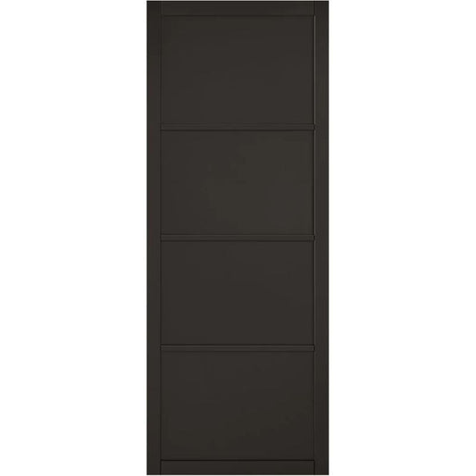LPD Soho Black Primed Internal Industrial Style Door - 78in x 27in (1981 x 686mm)

