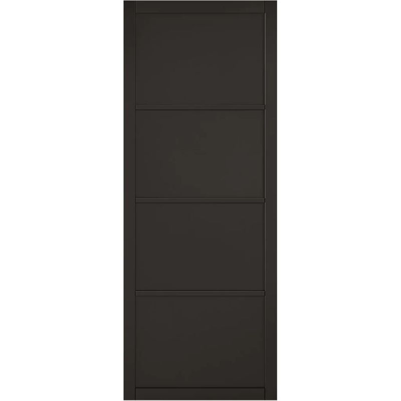 LPD Soho Black Primed Internal Industrial Style Door - 78in x 33in (1981 x 838mm)
