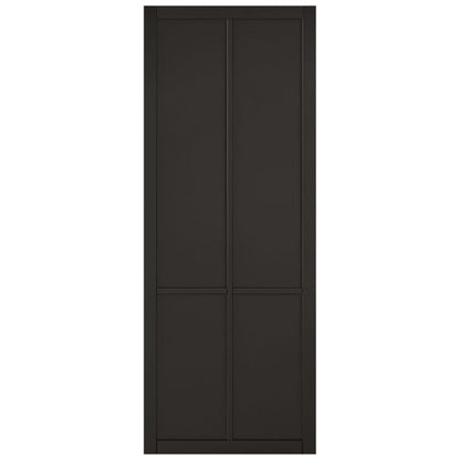 LPD Liberty Black Primed Internal Industrial Style Door - 78in x 27in (1981 x 686mm)
