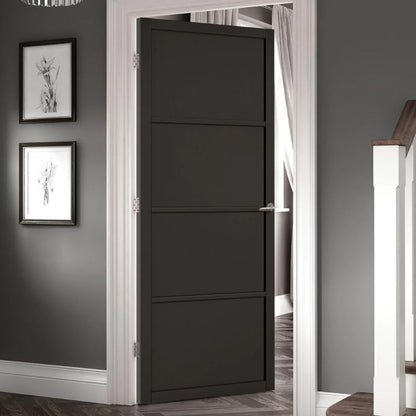LPD Soho Black Primed Internal Industrial Style Door - 2040 x 826 mm
