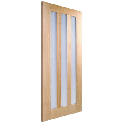Image for LPD Oak Utah 3 Lite With Clear Glass Prefinished - 78In x 33In x 35mm (1981 x 838mm)