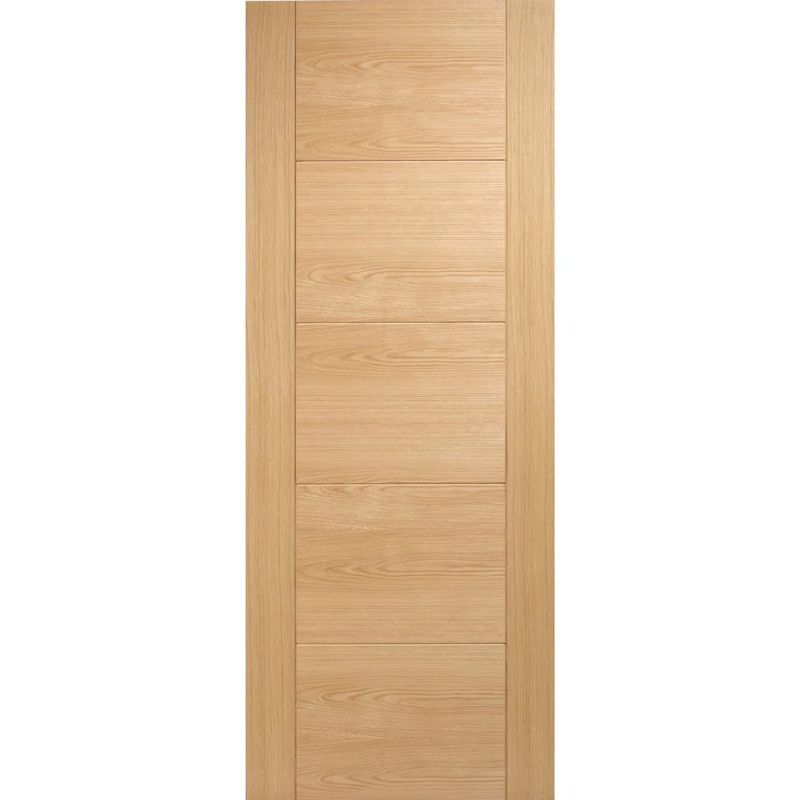 LPD Doors Vancouver Oak Pre-finished FD60 5 Panel Internal Fire Door - 1981 x 762 x 54mm (78" x 30")
