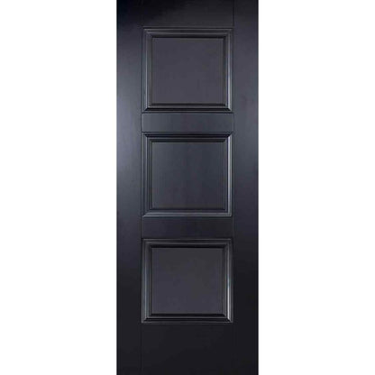 Image for LPD Black Amsterdam Internal Door - 78in x 33in x 35mm (1981 x 838mm)