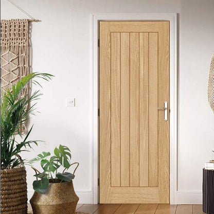 LPD Doors Belize Oak Pre-finished FD60 5 Panel Internal Fire Door - 1981 x 838 x 54mm (78" x 33")
