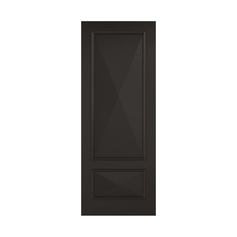 LPD Knightsbridge Black Primed 2 Panel Internal Door - 78in x 33in (1981 x 838mm)

