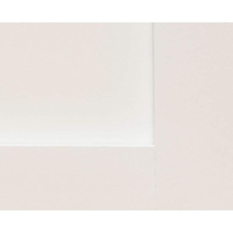 Shaker Edwardian 4 Panel White Primed Glazed Internal Door - All Sizes