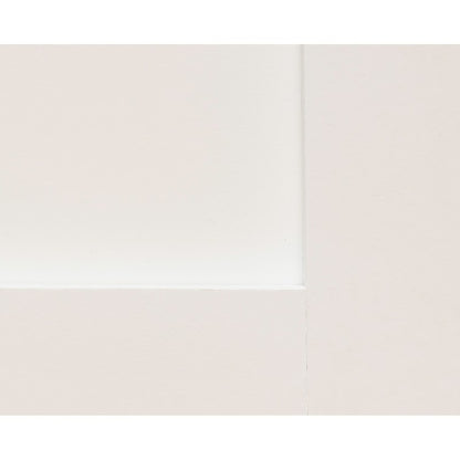Shaker Edwardian 4 Panel White Primed Glazed Internal Door - All Sizes
